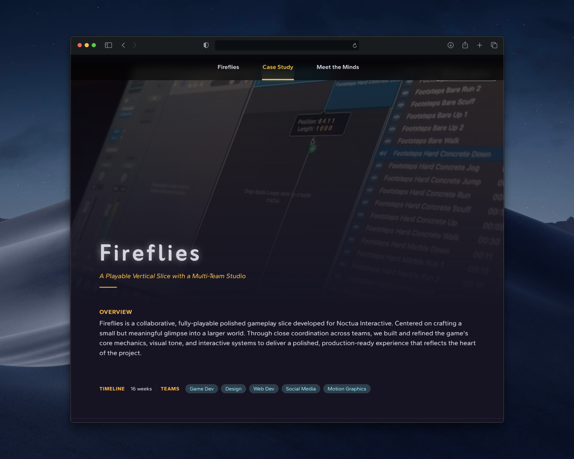 Fireflies project